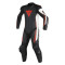 DAINESE ASSEN 1 PIECE PERFOREE - Modèle BLACK/WHITE/FLUO-RED