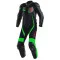 DAINESE VELOSTER 1 PIEZA PERFORADO - Modelo BLACK/ANTHRACITE/FLUO-GREEN