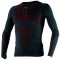 DAINESE D-CORE TERMO T-SHIRT MED LANGE ÆRMER - Model SORT/RØD