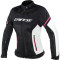 DAINESE AIR FRAME D1 LADY TEX JACKET - Model BLACK/VAPOROUS-GRAY/FUCHSIA