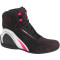 DAINESE MOTORSHOE D-WP JB MUJER - Modelo BLACK/WHITE/FUCHSIA