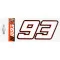 Sticker VR46 Marc Marquez Sticker 93 - Marti Motos