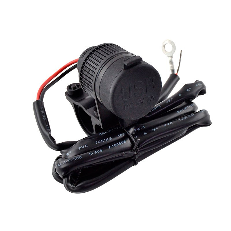 Caricatore Usb per Moto, Presa Caricabatterie per Moto Con Jack Usb Impermeabile da 12V Cc