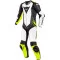 DAINESE LAGUNA SECA 4 1 PIEZA PERFORADO - Modelo BIANCO/NERO/GIALLO FLUO