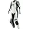 DAINESE KILLALANE 1 PC PERF LADY LTH SUIT - Model PEARL-WHITE/CHARCOAL-GRAY/BLACK