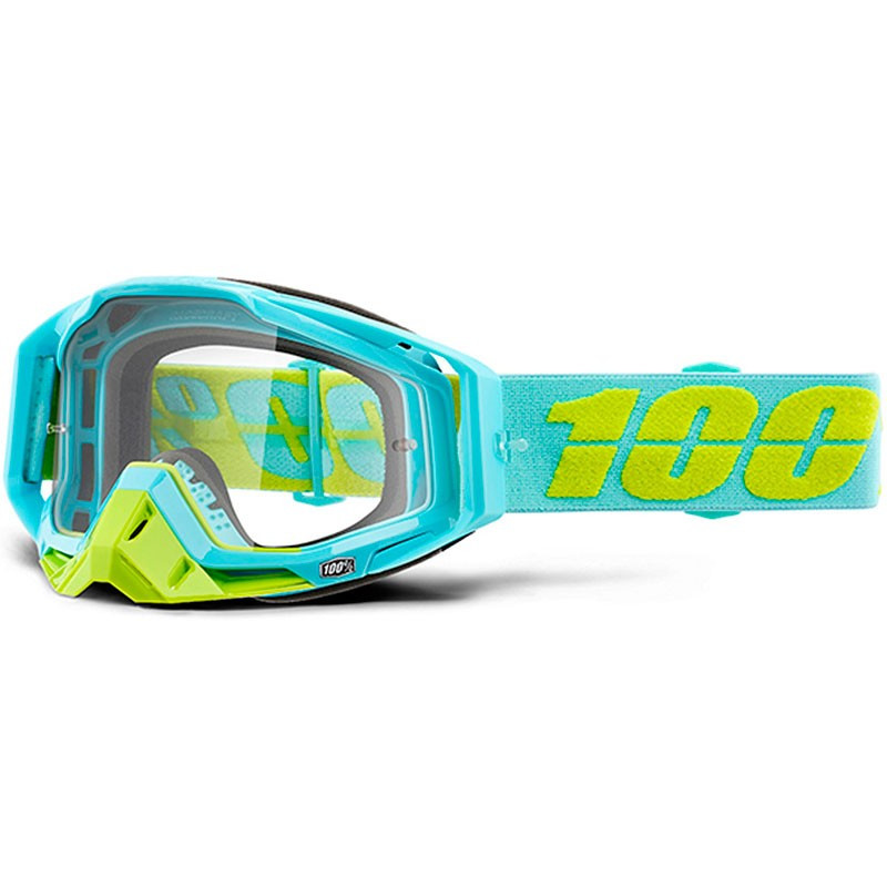 Occhiali Moto Cross Enduro 100% RACECRAFT 2 ARKANA Lente Specchio Blu