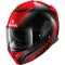 SHARK SPARTAN 1.2 CARBONO SKIN - Modelo DRR-CARBON/RED/RED