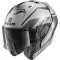 SHARK EVO-ES YARI MATE - Model PLATA/ANTRACITA/NEGRE