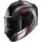 SHARK SPARTAN GT CARBONE KROMIUM - Modèle CARBON/CHROM/RED