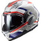 LS2 FF900 VALIANT II REVO - Modelo WHITE/ RED/ BLUE