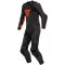 DAINESE LAGUNA SECA 5 1 DEL PERFORERT - Modell SVART/FLUO RØD