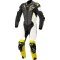 ALPINESTARS ATEM V3 1 PIÈCE - Modèle BLACK WHITE YELLOW