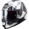 LS2 FF397 VECTOR EVO FPT2 AUTOMAT - Modèle WHITE/TITANIUM