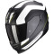 SCORPION EXO-520 AIR LE MANS - Model MATOWY CZARNY/SREBRNY