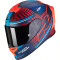 SCORPION EXO-R1 LUFTSEJR - Model MAT BLÅ/RØD
