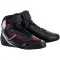 ALPINESTARS FASTER-3 RIDEKNIT SHOES - Model 1930-BLK SLV BRT RED