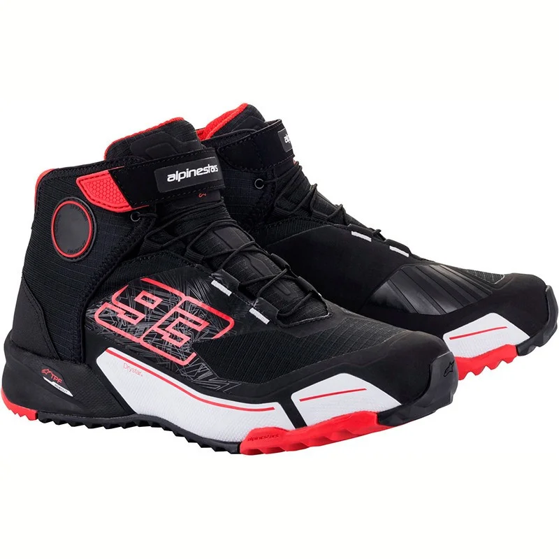 Chaussures Moto Alpinestars NC - Cuir Étanche Avec Protections Malléoles - Homme
