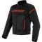 DAINESE AIR FRAME D1 TEX - Modell SCHWARZ SCHWARZ ROT FLUO