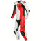 DAINESE ADRIA 1 PIEZA PERFORADA - Modello BIANCO/ROSSO LAVA/NERO