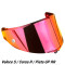 AGV RACE 3 AS SKÄRM - Modell IRIDIUM RÖD
