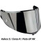 AGV RACE 3 AS SCHERM - Model IRIDIUMZILVER