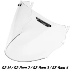 Kleurloze ZR-Type scherm voor Arai SZ-Ram