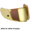 HJC HJ-26ST SKÄRM - Modell IRIDIUM GULD