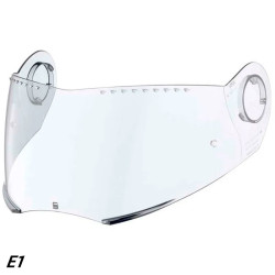 Kleurloze scherm voor Schuberth E1 helmen