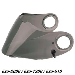 Visière avec tear-off Scorpion Exo2000/Exo1200 y Exo510
