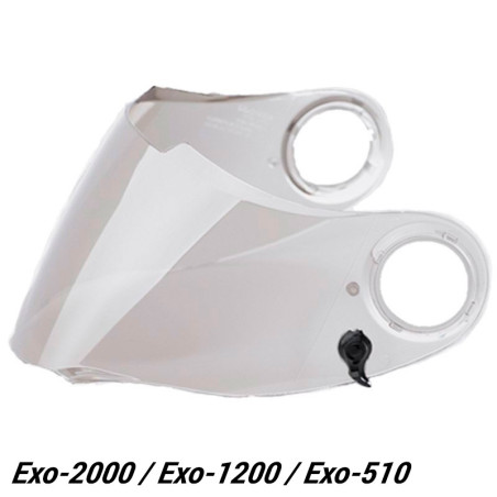 Skärm med tear-off Scorpion Exo2000/Exo1200 och Exo510