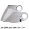 SCORPION VISEIRA TEAR OFF EXO 2000/1200 IRIDIUM - Modelo FUMÉ 50%