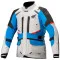 ALPINESTARS HONDA ANDES V3 DRYSTAR JACKET - Modell 9173 EISGRAU BLAU BR ROT