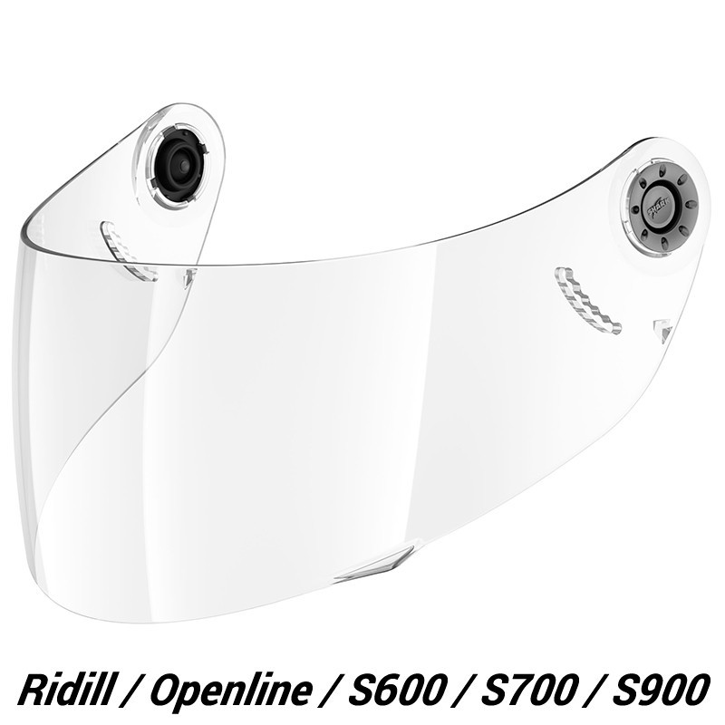 Visiera Parasole Per Casco Shark Ridill / Openline – Fumé Con Trattamento Antigraffio – Modello VZ6010PYELTU