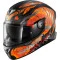 SHARK SKWAL 2 LECUONA - Modell SVART/ORANGE MATTA