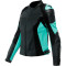 DAINESE RACING 4 MUJER PERFORADA - Modell SCHWARZ/AQUA-GRÜN