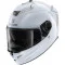 SHARK SPARTAN GT BLANK - Model W01-WHITE SILVER