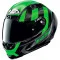 X-LITE X-803 RS ULTRA CARBONO WHEELIE - Modelo 059 BLACK/GREEN