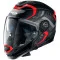 NOLAN N70-2 GT SPINNAKER N-COM - Model 043 FLAT BLACK/RED