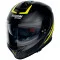 NOLAN N80-8 STAPLE N-COM - Modèle 055-FLAT BLACK/YELLOW