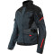 DAINESE TEMPEST 3 MUJER D-DRY JACKET - Modell EBENHOLZ/SCHWARZ/LAVA-ROT