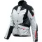 DAINESE TEMPEST 3 MUJER D-DRY JACKET - Modelo GLACIER-GRAY/BLACK/LAVA-RED