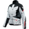 DAINESE TEMPEST 3 MUJER D-DRY JACKET - Modell GLETSCHER-GRAU/SCHWARZ/LAVA-ROT