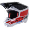 ALPINESTARS SM5 SNELHEID - Model 2739 WHT DKBL RODE GLANS
