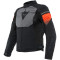DAINESE LUFT HURTIG TEX - Model SORT/GRÅ/FLUORESCENTERENDE RØD