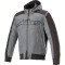 ALPINESTARS RHOD WINDSTOPPER HOODIE - Modello 9121-ASFALTO NERO