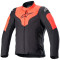Voděodolná bunda ALPINESTARS RX-3 - Model 1303 ČERNÁ JASNĚ ČERVENÁ