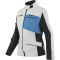 DAINESE TONALE MUJER D-DRY XT JACKET - Model GLACIAR-GRIS/PERFORMANCE-BLAU/NEGRE