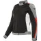 Dámské kalhoty DAINESE HYDRAFLUX 2 AIR D-DRY - Model ČERNÁ/UHLOVĚ ŠEDÁ/LÁVOVĚ ČERVENÁ