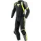DAINESE AVRO 4 2 PIEZAS - Modell SCHWARZ-MATT/ANTHRAZIT-GRAU/FLUO-GELB