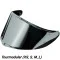 AGV PANTALLA TOURMODULAR (XS-S-M-L) - Modelo IRIDIUM SILVER